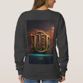 女性のための激しい"ノア" 3Dロゴデザイン スウェットシャツ (裏面)