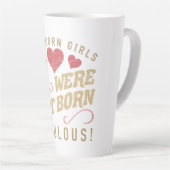 女性のための素晴らしい山羊座 カフェラテマグ (右アングル)