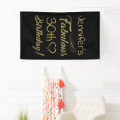 女性のための素晴らしい30歳の誕生日 横断幕 (インサイチュ)