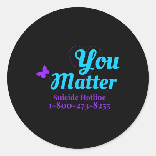 女性のための自殺認識度あなたが問題を解決する方法 ラウンドシール (正面)