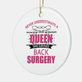 女性のための逆術回復 セラミックオーナメント (左)