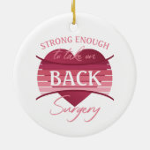 女性のための逆術回復 セラミックオーナメント (裏面)