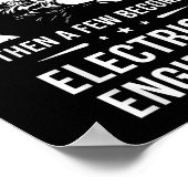 女性のための電気技術者は平等に作成される ポスター (角)