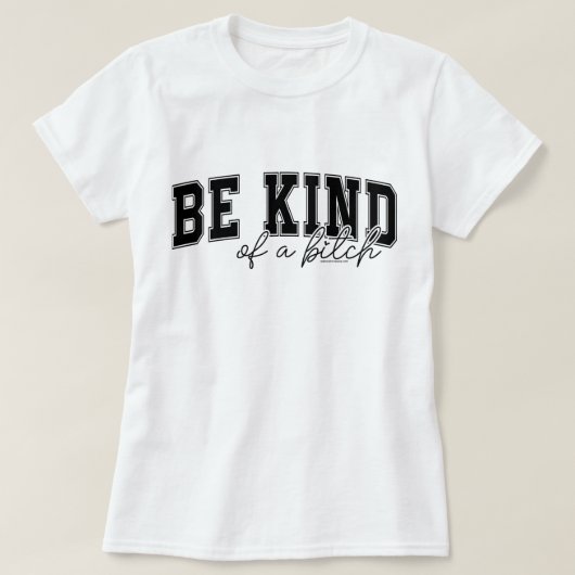 女性のための面白いアティチュードTシャツ Tシャツ (デザイン正面)