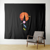 女性のための面白いハロウィーンシャツ男性カボチャ タペストリー (インサイチュ(横))