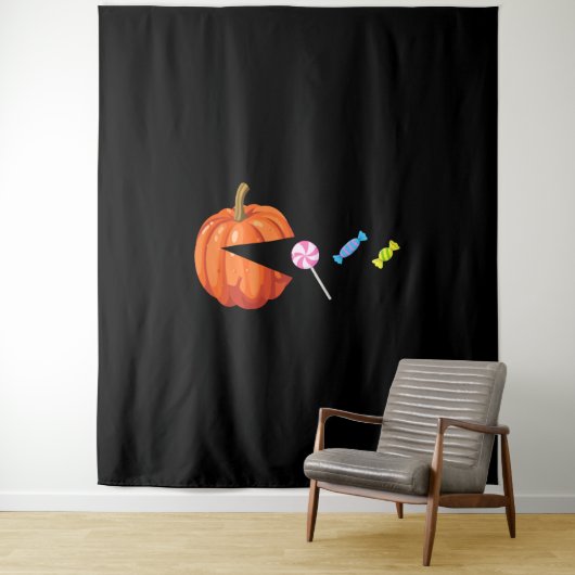 女性のための面白いハロウィーンシャツ男性カボチャ タペストリー (インサイチュ)