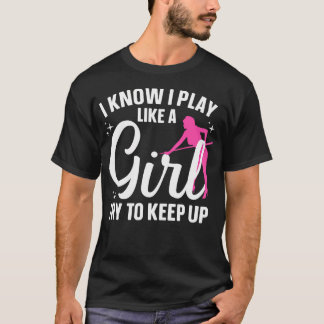 女性のための面白いビリヤードアート 女性・女子のための8ボールラバーのP Tシャツ