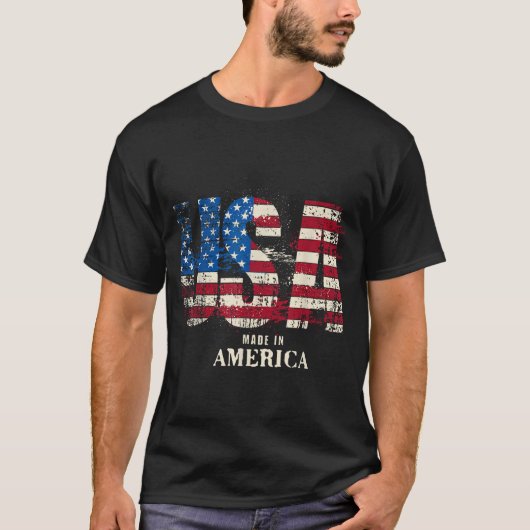女性のための面白い愛国的なアメリカのハッピー4th・オブ・ジュライ tシャツ (正面)