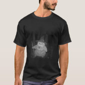 女性のための面白い魔法使い猫のミーム 魔法使い ハロウィン キティ Tシャツ (正面)