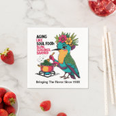 女性のための40以上のソウル食品パーティーナプキンのように老化 スタンダードカクテルナプキン (インサイチュ)