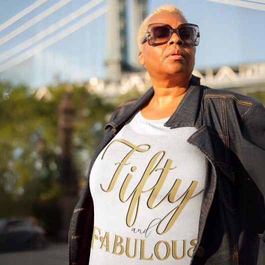 女性のための50歳と素晴らしい誕生日のギフト Tシャツ