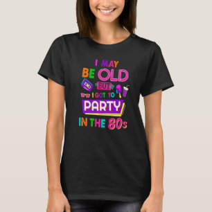 女性のための80sのrave衣装と80sのフェスティバル衣装 tシャツ