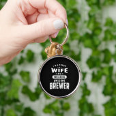 女性のためのBrewer役職タイトルTeeギフト キーホルダー (手)
