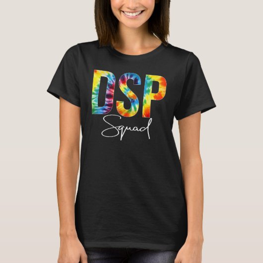 女性のためのDsp Squad感謝デイタイダイ Tシャツ (正面)