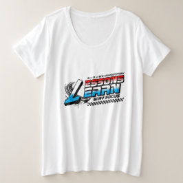 女性のためのFOCUS LESSONS LEARN プラスサイズTシャツ