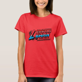 女性のためのFOCUS LESSONS LEARN Tシャツ