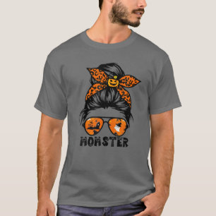 女性のためのmomsterハロウィーンmessyパンスカルママ tシャツ
