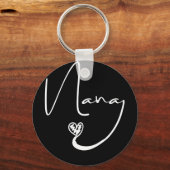 女性のためのNanaおばあちゃんクリスマスプレゼントおじいちゃん キーホルダー (正面)