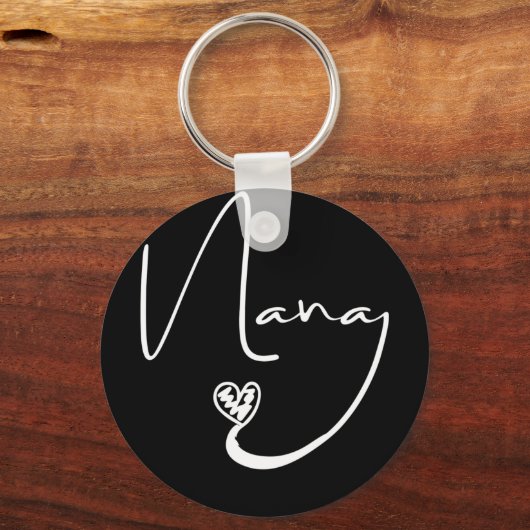 女性のためのNanaおばあちゃんクリスマスプレゼントおじいちゃん キーホルダー (正面)
