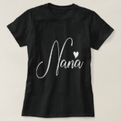 女性のためのnanaクマのおばあちゃん母の日のプレゼント tシャツ (デザイン正面)