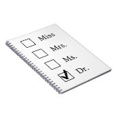 女性のためのPhDのギフト ノートブック (右側)