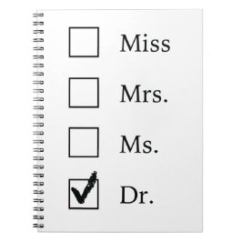 女性のためのPhDのギフト ノートブック