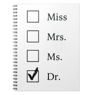 女性のためのPhDのギフト ノートブック