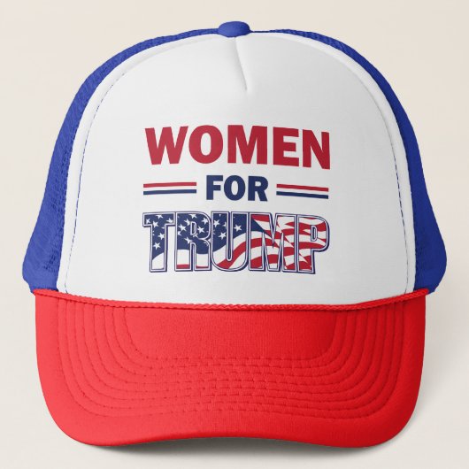 女性のためのTRUMP- キャップ (正面)