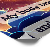 女性のめい想体陽性 ポスター (角)