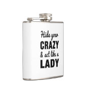 女性のようなあなたの熱狂するそして行為を隠して下さい フラスク (右)