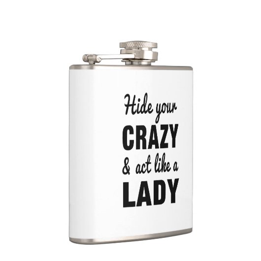 女性のようなあなたの熱狂するそして行為を隠して下さい フラスク (右)