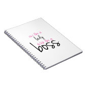 女性のようなThink Like行為ボス ノートブック (右側)