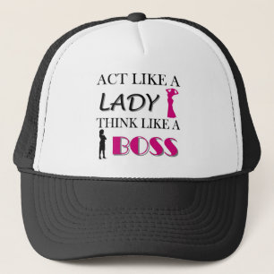 女性のようなThink Like BOSS行為 キャップ