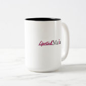 女性のように機能して下さい、ボスのマグのように考えて下さい ツートーンマグカップ (正面右)