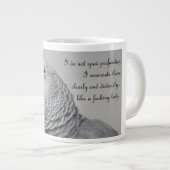 女性のように ジャンボコーヒーマグカップ (正面右)