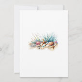 女性のアウトドアランチ招待状 招待状 (裏面)