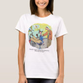 女性のアニメのシャツ Tシャツ (正面)