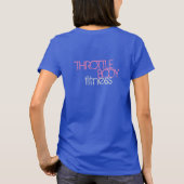 女性のアメリカの服装カリフォルニアフリーストラックJ Tシャツ (裏面)