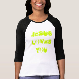 女性のイエス・キリスト愛ワイシャツ Tシャツ