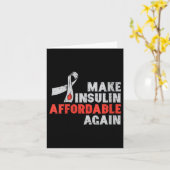 女性のインシュリン療法 糖尿病意識 血液グルコースコントロールVネック カード (黄色い花)