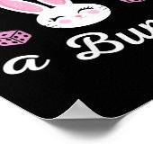 女性のイースター Bunco ホッピントゥロールアバンコサイコロウサギ ポスター (角)