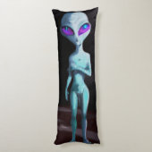 女性のエイリアン友達 ボディピロー (裏面 (縦))