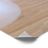 女性のエクササイズポーズ ポスター (角)