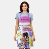 女性のエンパワーメインスパイアント前向き確認 エプロン (着用した状態)