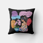 女性のエンパワーメインスパイアント前向き確認 クッション (裏面)