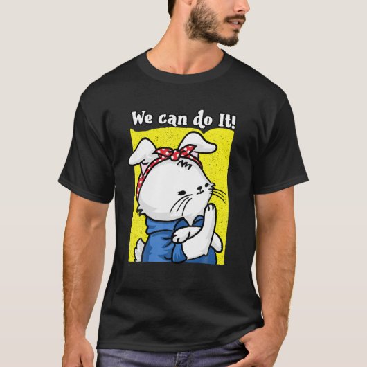 女性のエンパワーメントフェミニスト引用文ガ Tシャツ (正面)