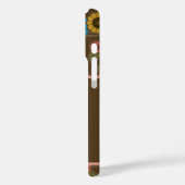 女性のエンパワーメントレトロ60sおよび70sフローラ Case-Mate iPhoneケース (裏面 / 左)