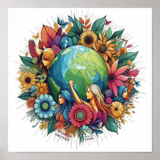 女性のエンパワーメント ポスター (正面)