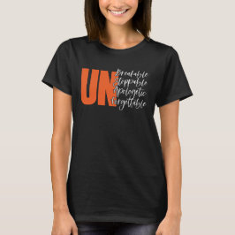 女性のエンパワーメント モチベーション Tシャツ