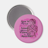 女性のエンパワーメント。女話は自ら マグネット (正面/裏面)